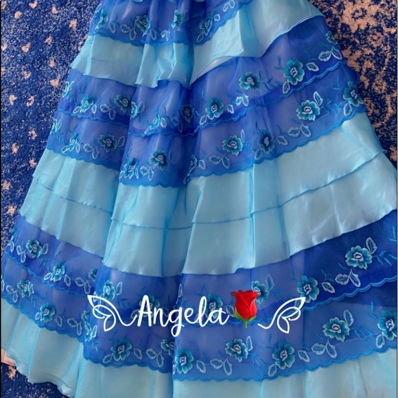 💙 Beautiful halloween  Embroidered dress 💙like brand new / - Picture 11 of 17